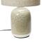 Hello Honey® 22" Taupe Reactive Glaze Stoneware Table Lamp with Linen Shade